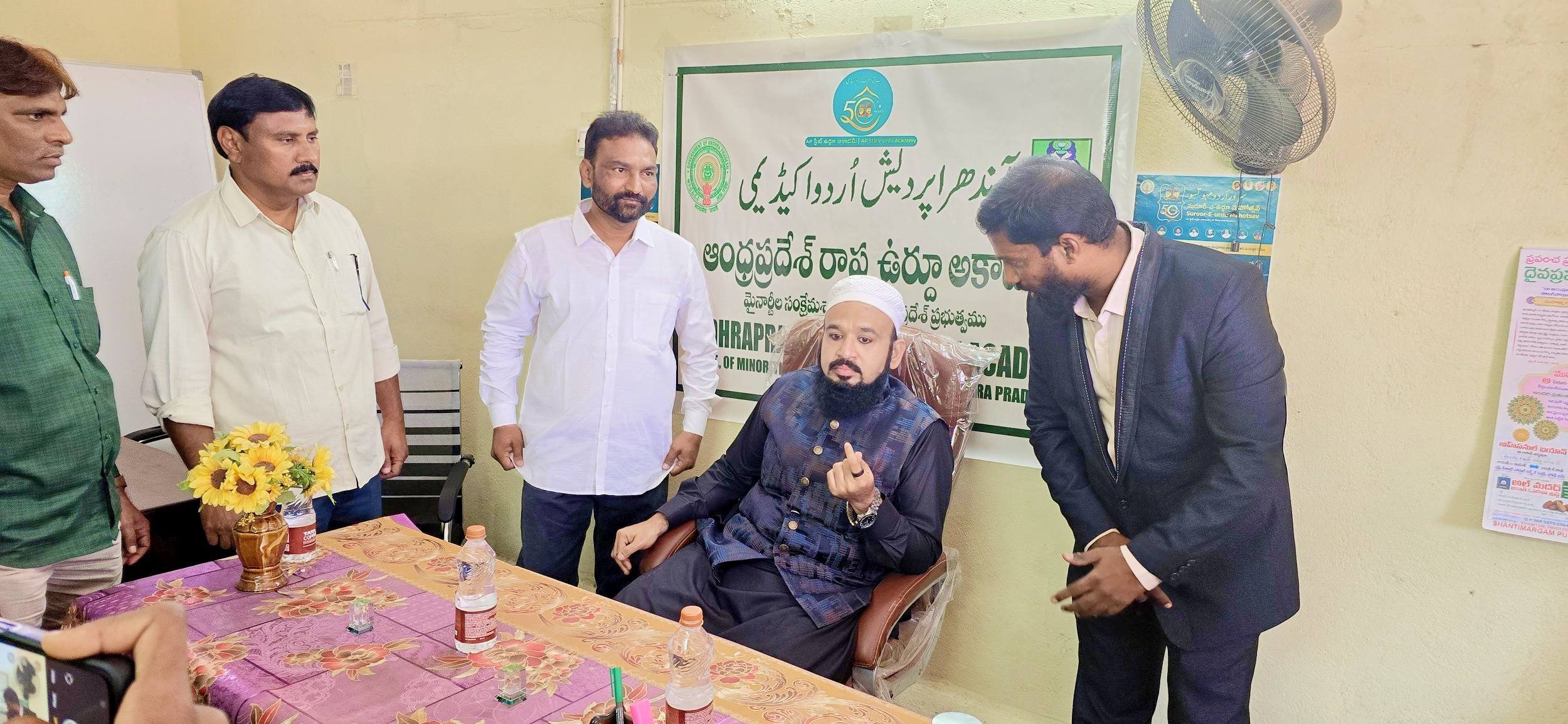 Assuming Charge as Chairman – Andhra Pradesh Urdu Academy4